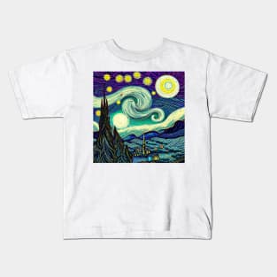 Beautiful Abstract Expressionistic Fantasya Kids T-Shirt